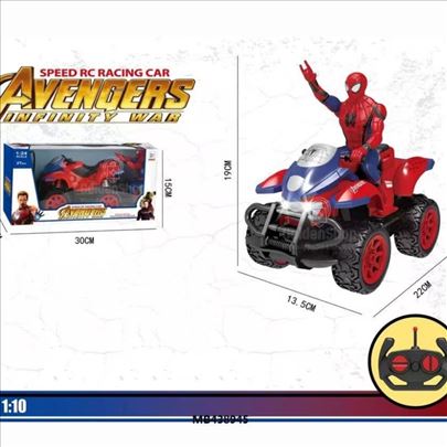 Igracka spiderman na kvadu 