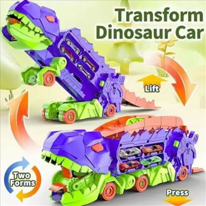 Kamion dinosaurus sa trkačkom stazom