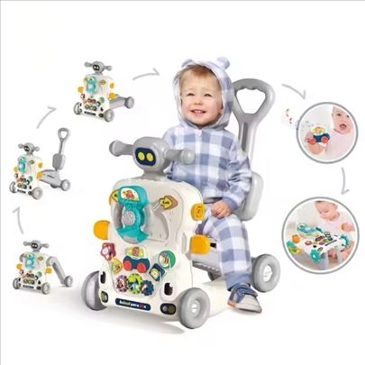 Višenamenska guralica za bebe 6u1 sa muzikom, ljul