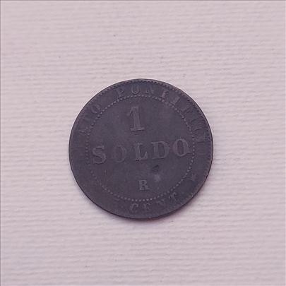 1 soldo Vatikan, 1867.