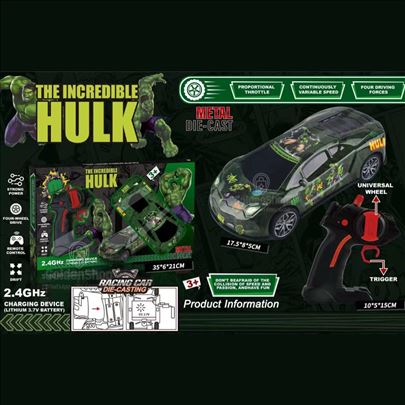 Igračka Halk automobil, Halk trkački automobil na 