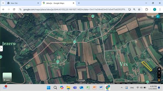 Lajkovac Jabucje 130 ari dozvoljena gradnja