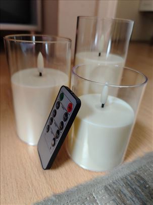 Led svece x3 na daljinski