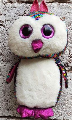 Mirisni sa šljokicama pingvin visine oko 35 cm 