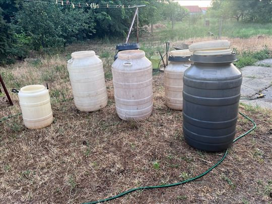 Plastična burad od 50 do 200 L za kominu, turšiju