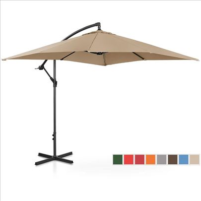 Uniprodo pravougaoni podesivi suncobran 250x250cm