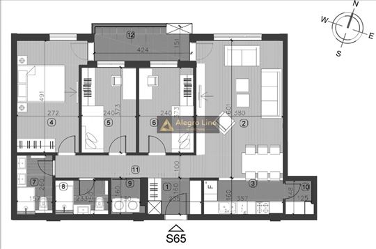 Troiposoban  stan u kompleksu Vojvoda Residence