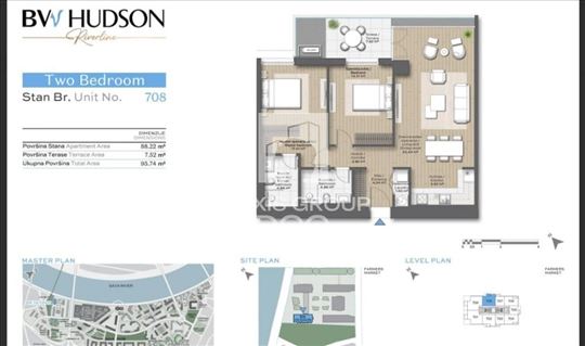 BW Hudson- trosoban stan 3.0 od 95.74m u izgradnji