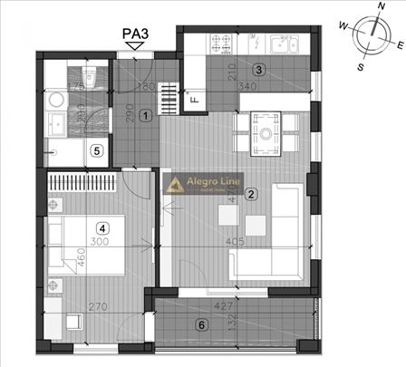 Dvosobni stan - Poslovni apartman u kompleksu Vojv