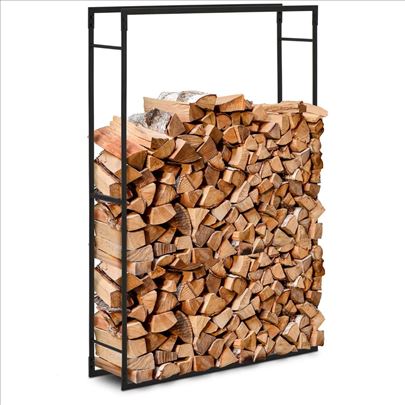 Hillvert držač stalak za drva ogrev 100x25x150cm