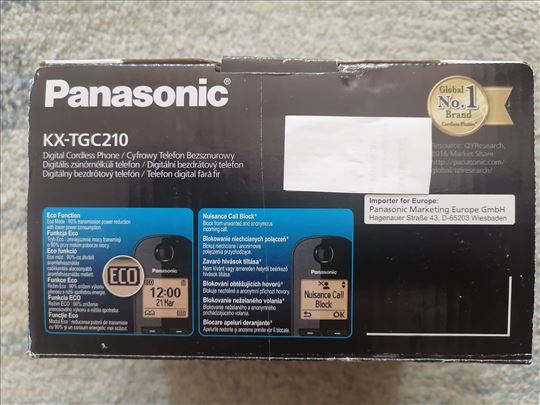 Panasonic- bežični telefon- kx-tgc210