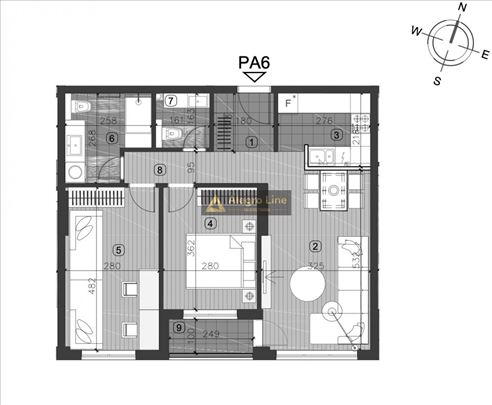 Trosobni stan - poslovni apartman u kompleksu Vojv