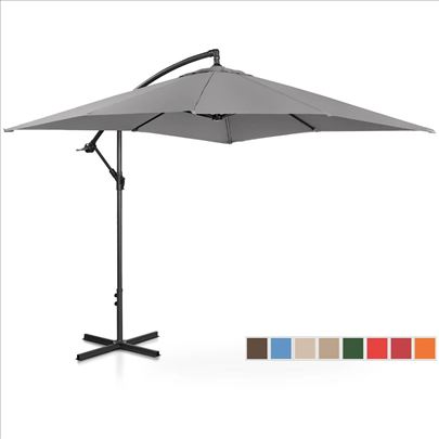 Uniprodo kvadratni suncobran 250x250cm podesiv