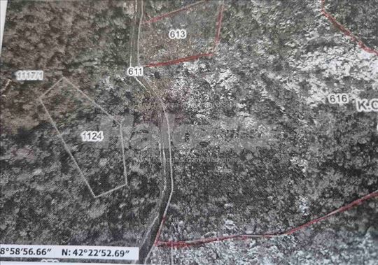 Zemljiste 76.159 m2  Ulici, Cetinje