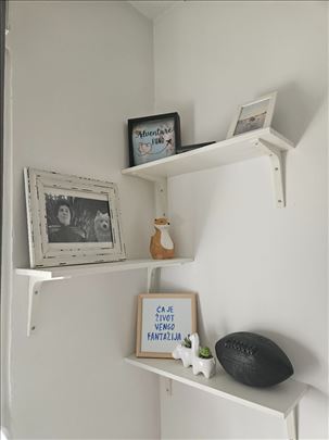 Bele police (IKEA) - 3 komada