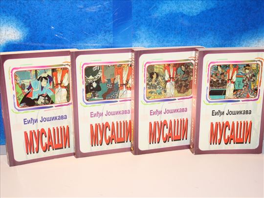 Musaši 1-4 komplet Eiđi Jošikava
