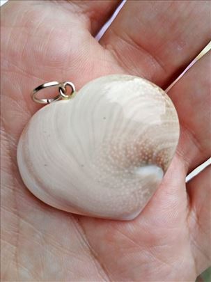 Privezak srce Shiva Eye Shell