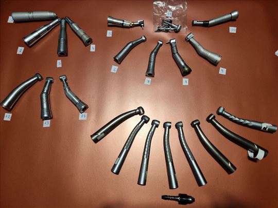 Siemens, NSK, W&H, Kavo, turbine i kolenjaci