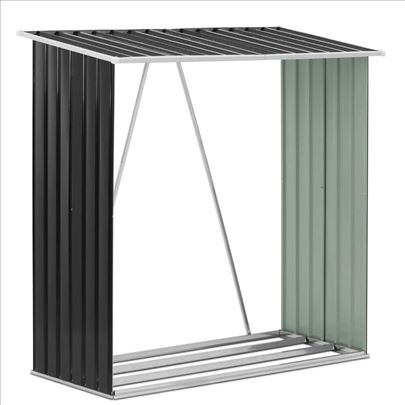 Uniprodo držač stalak za drva ogrev 165x82x160cm