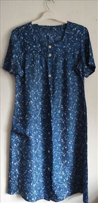 Duga svilena unikat haljina vel.L/XL 