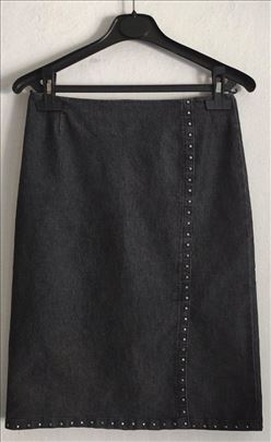 In Wear jeans nova suknja sa nitnama vel.S/M teksa