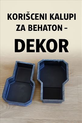 Polovni kalupi za behaton ploče – DEKOR 