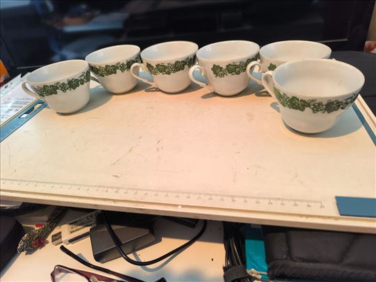 6 porcelanskih šoljica za kafu, Kahla, Drezden, 
