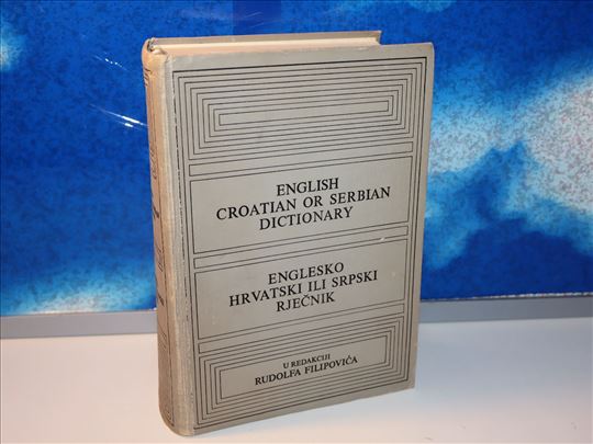 Englesko-hrvatski ili srpski rječnik Rudolf Filipo