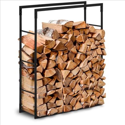 Hillvert držač skladište stalak za drva 80x25x100