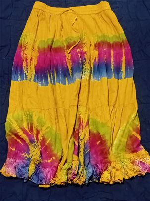 Indijska duga letnja suknja