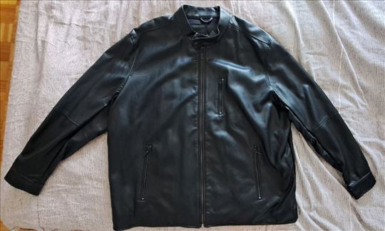Nova muška, crna jakna od eko kože