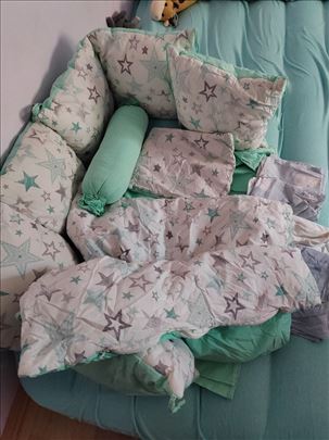 Ogradica za krevetac i posteljina 