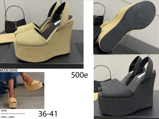 Fendi, A.Muaddi,Gucci, LV. D&G, CL.vrhunski modeli