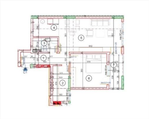 Trosoban stan na prodaju, Braće Jerković, 60m²