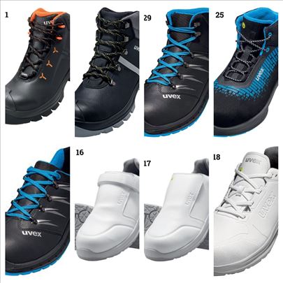 Uvex radne cipele različiti modeli u vel.43 novo