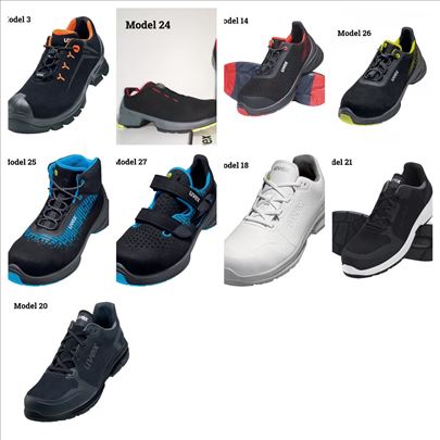 Uvex radne cipele razliciti modeli u vel.45 novo