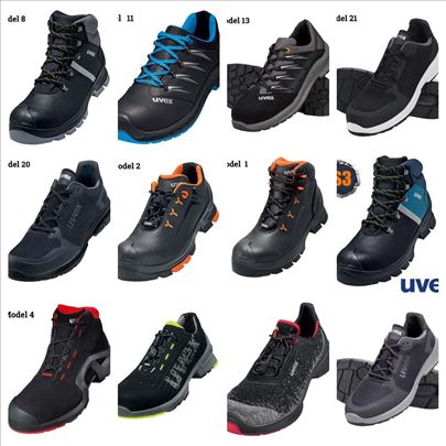 Uvex radne cipele razliciti modeli u vel.46 novo
