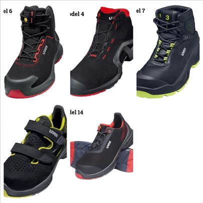 Uvex radne cipele razliciti modeli u vel.49,50novo