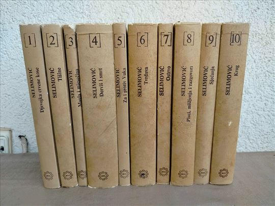 Meša Selimović Sabrana dela 10 knjiga komplet