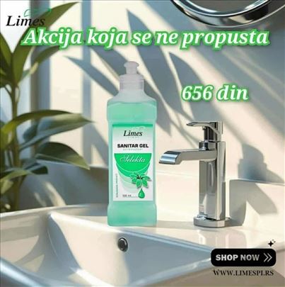 Sanitar gel miris borovine 