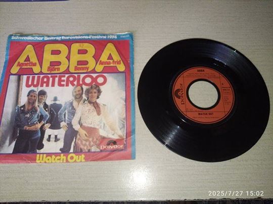ABBA – Waterloo - VINIL SINGL 7 NEM 1974