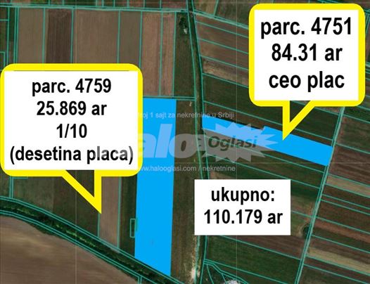 Dobanovci - Maletinci - dva placa - privredna zona