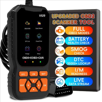 OBD2 dijagnostika skener univerzalni V520 - Novo