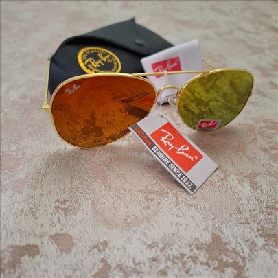 Ray Ban Aviator zlatne ogledalo unisex 