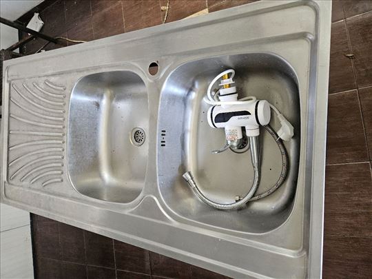 INOX sudopera - 2 korita