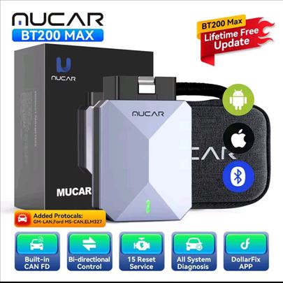 Novo - MUCAR BT200 MAX OBD2 CAN-FD Bi-direc ECM TC