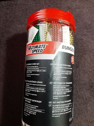 Set elasticnih guma sa kukama novo