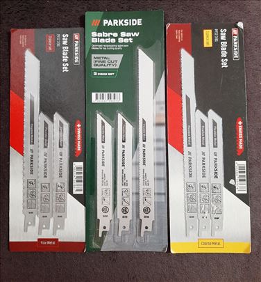 Set listova za testeru lisicarku za metal parkside