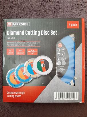 Set reznih brusnih dijamantskih ploca za brusilicu