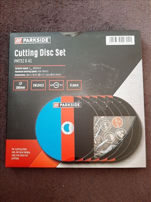 Set reznih ploca za metal parkside 180mm novo